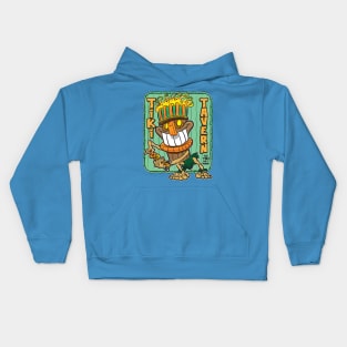 Tiki Tavern, Go Tiki for a Drinki , Tiki on Ukulele Kids Hoodie